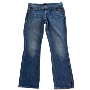 Levis 524 Too Superlow Bootcut Jeans Womens 13M Medium Wash Blue Low Rise Denim